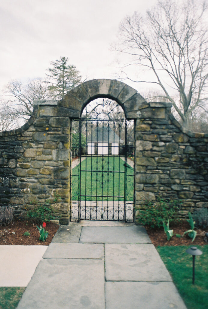 gate to front garden at Shepherd's Run